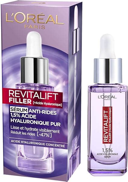 L Oréal Paris Sérum Anti Rides Hydratant Lissant Anti Âge À l