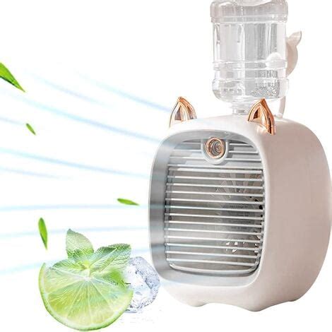 Mini Ventilateur De Refroidissement A Eau Avec 3 Vitesses 2 Modes De