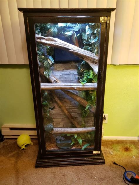 Diy snake cage | Snake cages, Reptile room, Snake terrarium