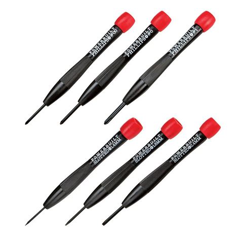 Powerbuilt Precision Screwdriver Set (6-Piece)-646507 - The Home Depot