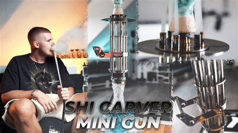 Eine MINIGUN Als Shisha Shi Carver Minigun Unboxing Review YouTube