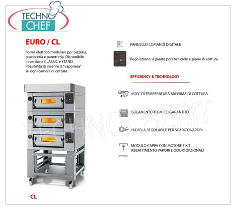 Four Pizza Lectrique Modulaire Ligne Euro Classic Chambre Pour