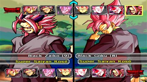 JHKUNO 89 Vs MODS MAS CHETADOS BLACK ZAIKO SSJ ROSE Vs BLACK GOKU