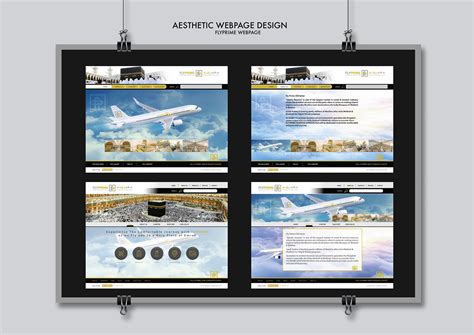 Webpage Aesthetic Design on Behance