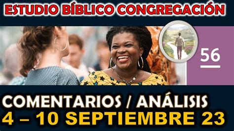 Comentarios Estudio B Blico De La Congregaci N Septiembre