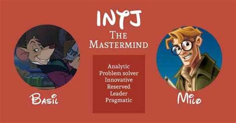 Intj Disney Characters From A Colorful Infographic Click Through