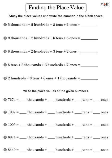 Place Value Worksheets Superstar Worksheets Worksheets Library