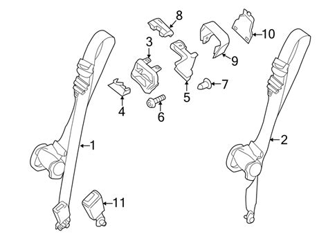 Ford Transit 350 Hd Seat Belt Lap And Shoulder Belt Ck4z14611b69aa Sheehy Ford Lincoln