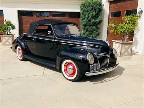 1939 Ford Deluxe Convertible Rumble Seat V8 Dual Carbs Southern