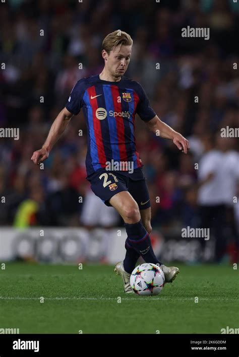 Barcelona Spain Th October Frankie De Jong Of Fc Barcelona