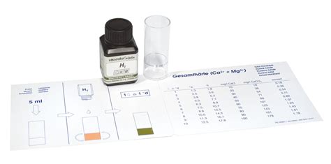 Visocolor® Alpha Total Hardness Test Kit Vendart Diagnostics