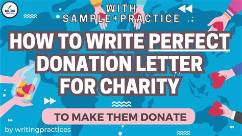 How To Write Perfect DONATION LETTER For Charity To Make Them Donate