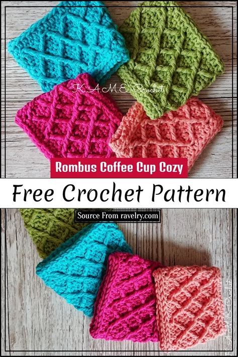 Free Crochet Coffee Cozy Patterns Artofit