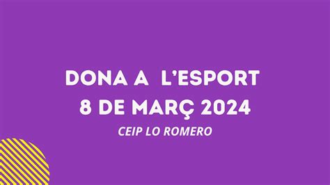 Dia De La Dona Ceip Lo Romero