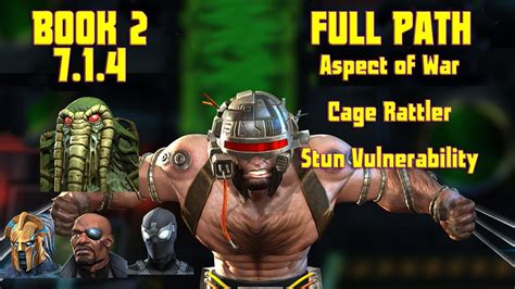 Book 2 Act 714 Aspect Of War Cage Rattler Stun Vulnerable Full Path W Weapon X Boss Take