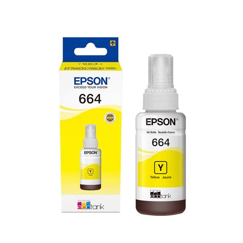 Botella De Tinta Epson Amarillo Ml Para L L L