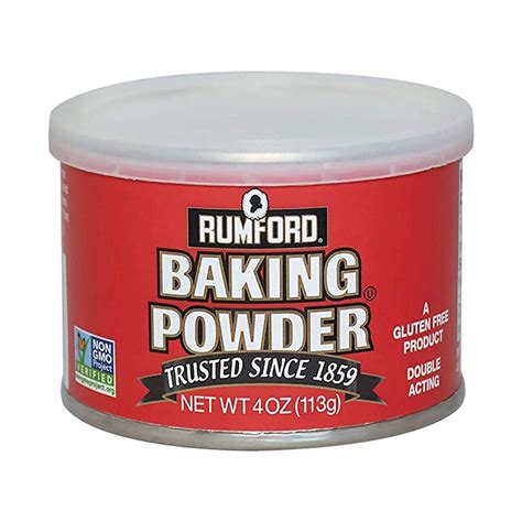 Baileys Brand Rumford Non Gmo Baking Powder 4 Ounce