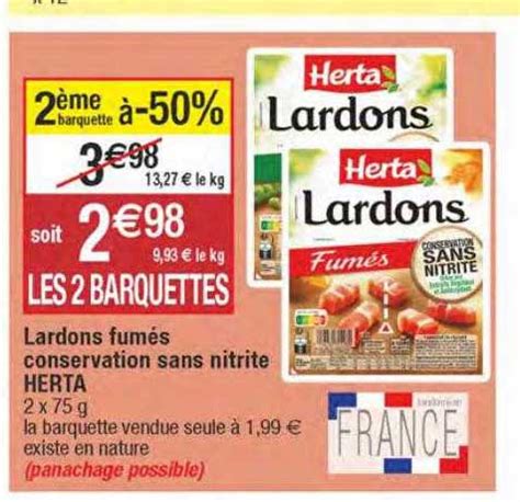 Offre Allumettes Ou Lardons Fum S Engag Et Bon Conservation Sans