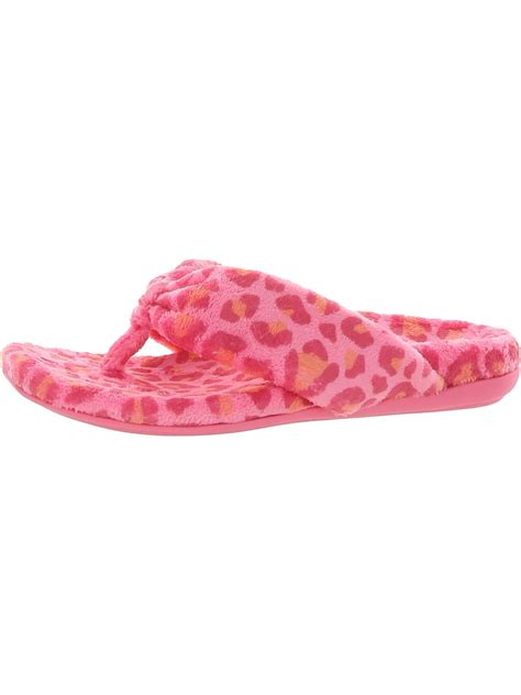 Vionic Womens Lydia Terry Cloth Flip Flops Thong Slippers