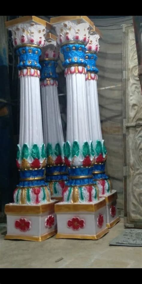 Round Multicolor Fiber Wedding Decoration Pillar At Rs In New Delhi