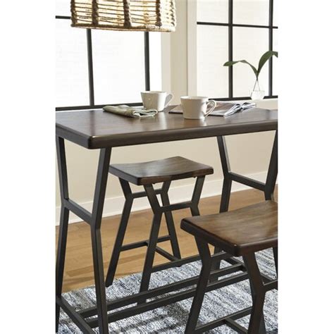 Signature Design By Ashley 3 Piece Counter Height Pub Table Set