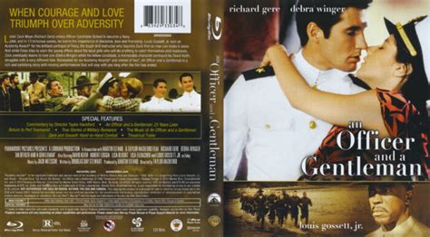 An Officer And A Gentleman R Blu Ray Cover Label Dvdcover