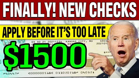 New 1500 Stimulus Checks Are Approved And Coming Apply Now State