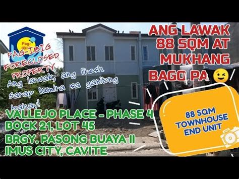 88 SQM LAKI NG AREA MURANG FORECLOSED TOWNHOUSE For BID Sa PAG IBIG