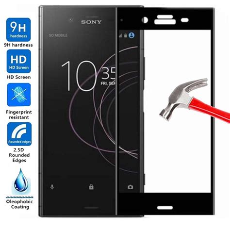 9 H Vidrio Templado Superior Para Sony Xperia XZ1 Compacto Mini