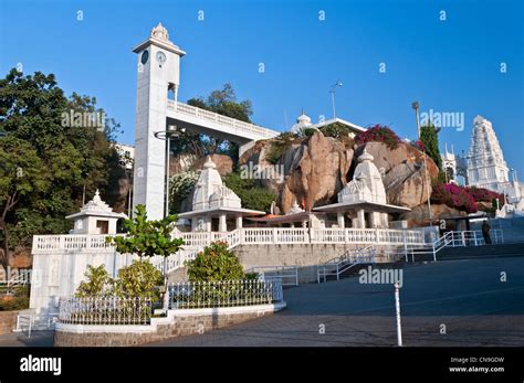 Birla Mandir Hindu Temple Hyderabad Andhra Pradesh India Stock Photo