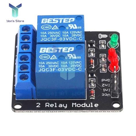 V V Channel Relay Module Low Level Trigger Liluminated Relay