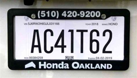 What do the California temporary dealer license plates look like? - Alt Car news