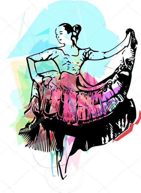 Dibujo De Bailarina De Folklore Nuestros Dibujos Son De Libre