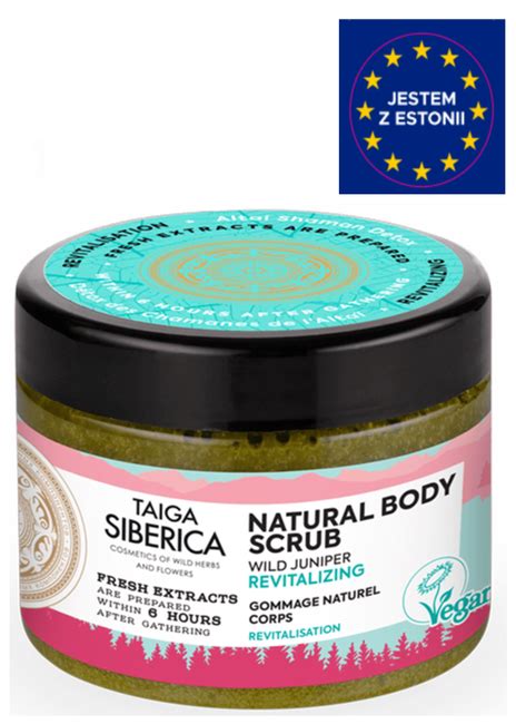 Taiga Siberica Natural Body Scrub Wild Juniper Peeling do ciała 300ml