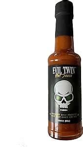 Grim Reaper Evil Twin Hot Sauce Naga Chilli Apple Lime Ml Amazon Co Uk Grocery