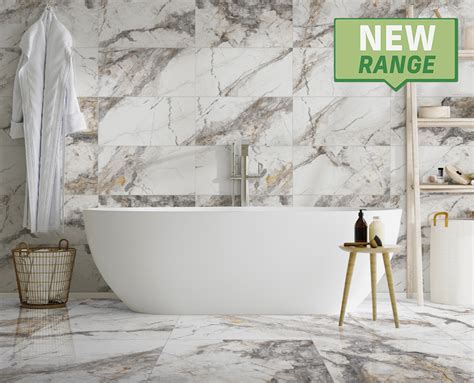 porcelain bathroom tiles marble effect