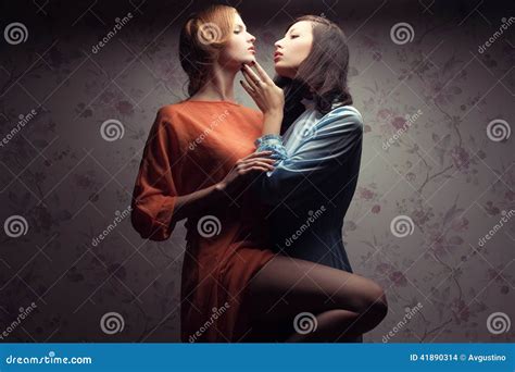 Making Love Male And Female Rulers Of The Jungle Royalty Free Stock Image