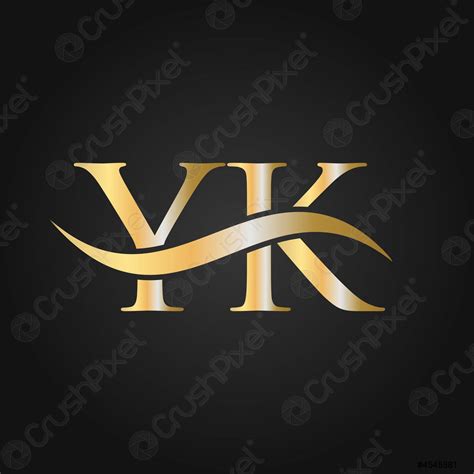 Letter Yk Logo Design Template Yk Y K Letter Logo Stock Vector 4545881 Crushpixel