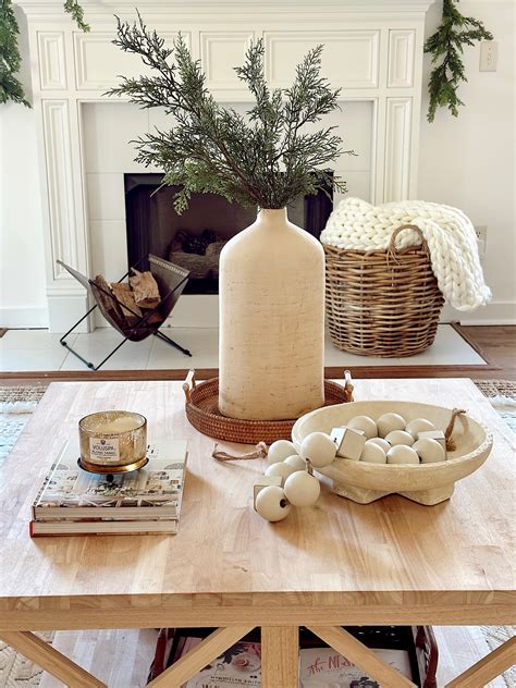 Cozy Coffee Table Decorating Ideas For Winter She Gave It A Go