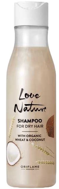 Oriflame Love Nature Shampoo For Dry Hair With Organic Wheat And Coconut