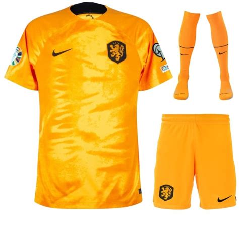 MAILLOT ENFANT PAYS BAS DOMICILE EURO 2024 QUALIFICATIONS