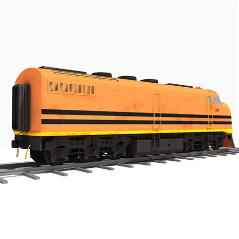 Locomotive Train 3d Model By 3d Horse