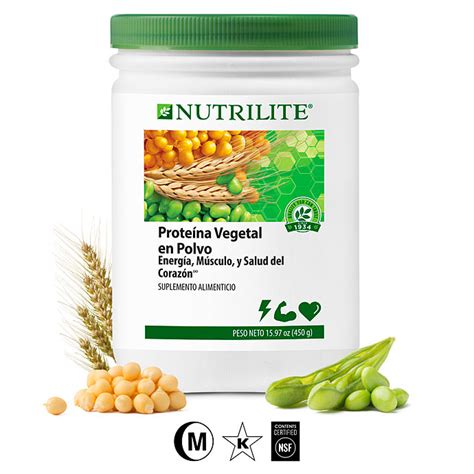 Proteína Vegetal En Polvo Nutrilite™ Vitaminas Y Suplementos Amway