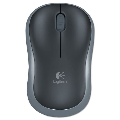 Logitech M185 Ergonomic Wireless Mouse with USB Receiver for Laptop ...