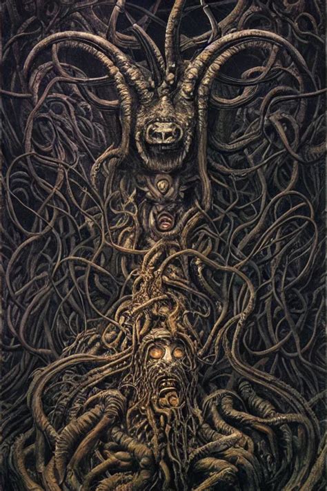 Outer God Shub Niggurath The Black Goat Of The Woods Stable Diffusion