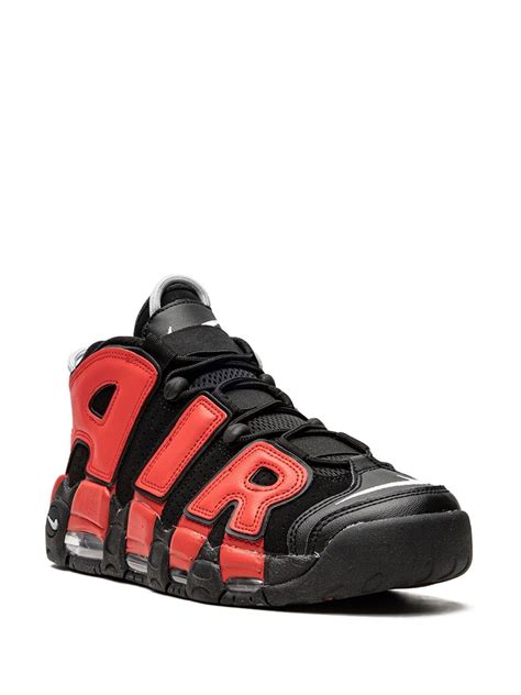 Nike Air More Uptempo Split Sneakers Black FARFETCH