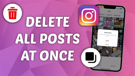 How To Delete All Instagram Posts At Once New Update Youtube