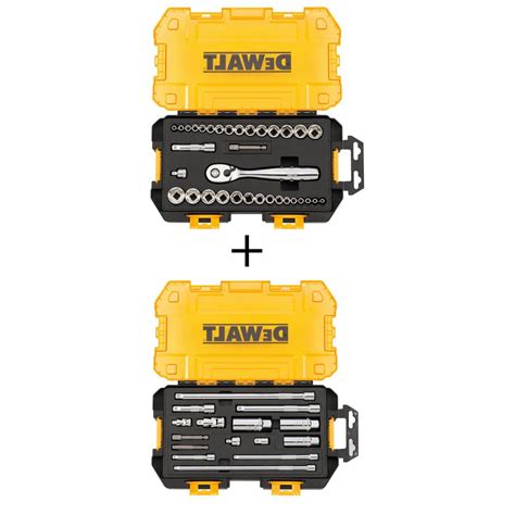 Dewalt In And In Drive Socket Set Piece With Bonus