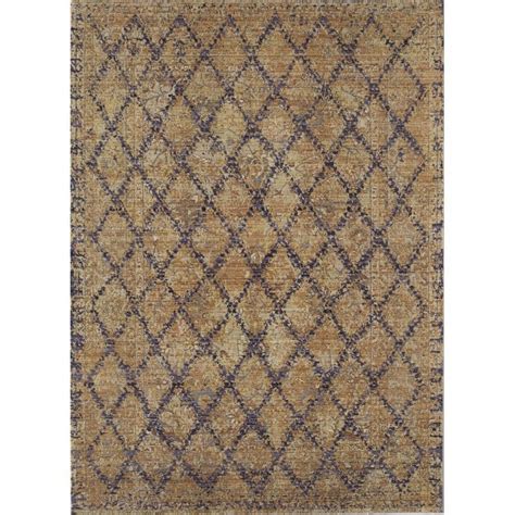 Rugs America Asteria Collection Gold Plum Ai B Transitional Geometric