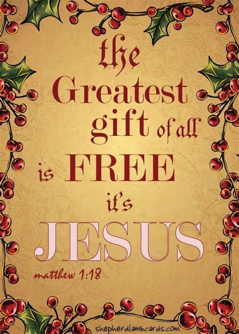 Jesus The Greatest Gift Faith Christmas Pinterest